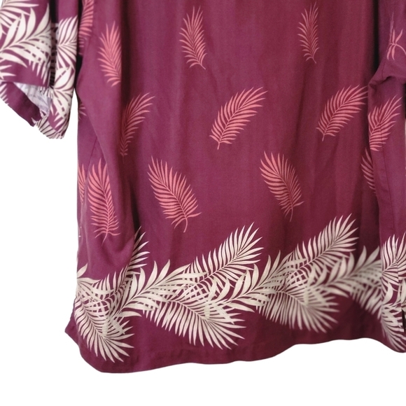 Island PARADISE SILK MEN'S FLORAL SHIRT SIZE L Button Down - Picture 6 of 6